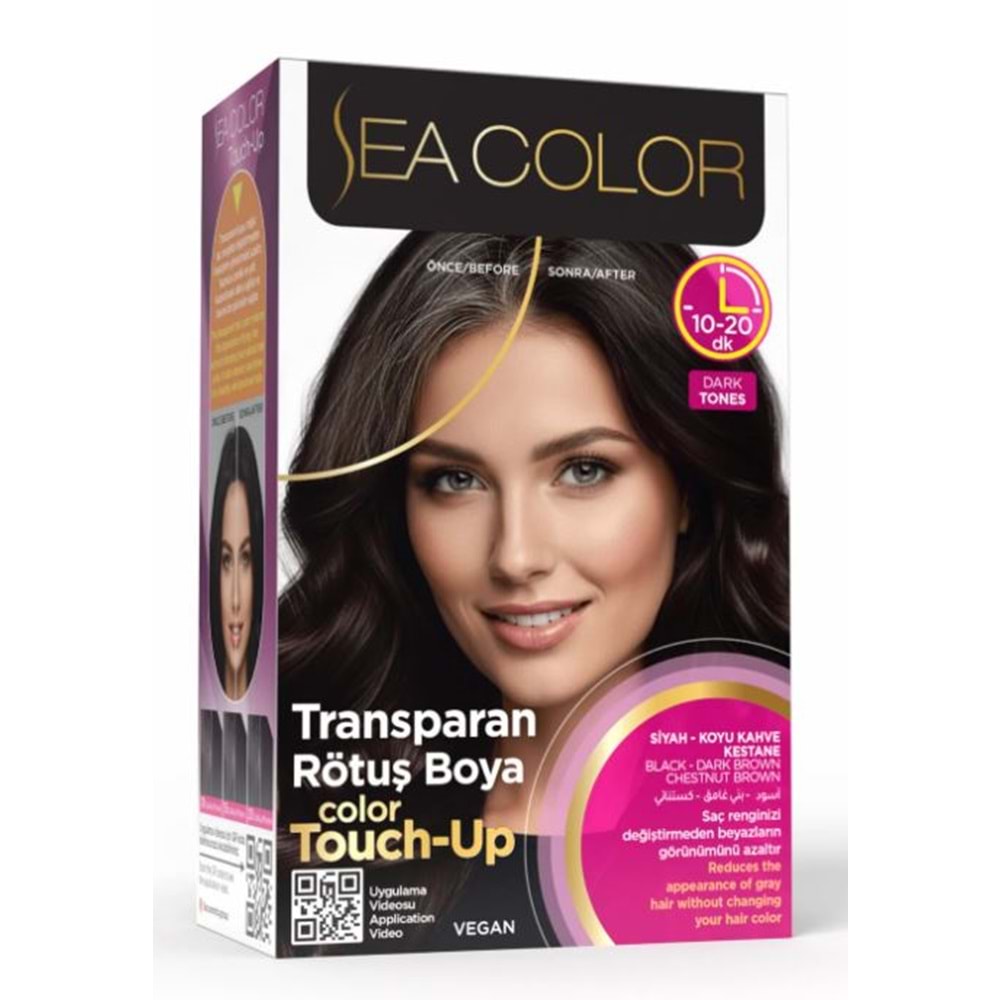 Sea Color Transparan Rötuş Boya siyah