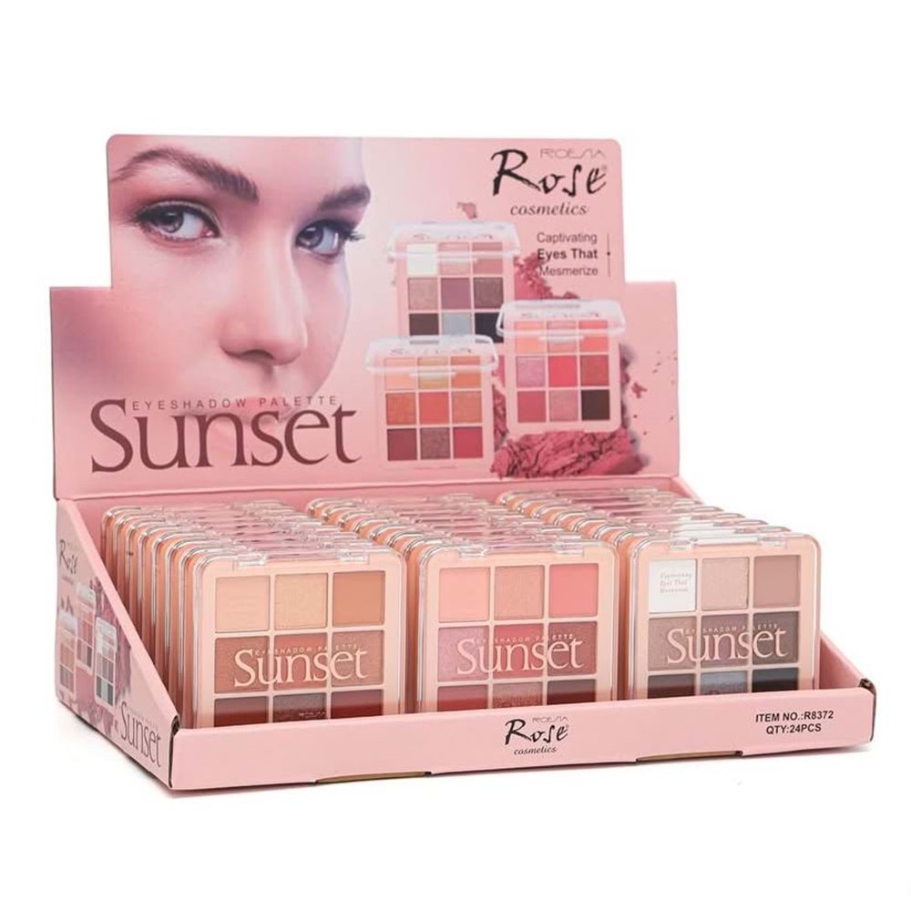 Rose Sunset 9Lu Göz Farı R8372 24*