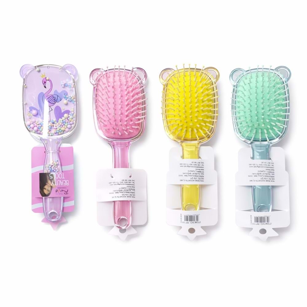 Rose Boncuklu Panda Tarak Rf111