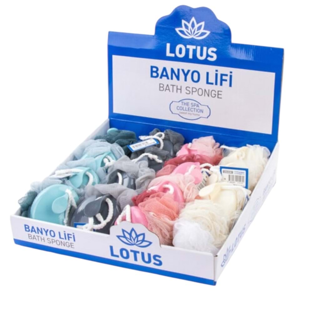 Lotus Standlı Tutmaçlı Top Banyo Lifi 16*