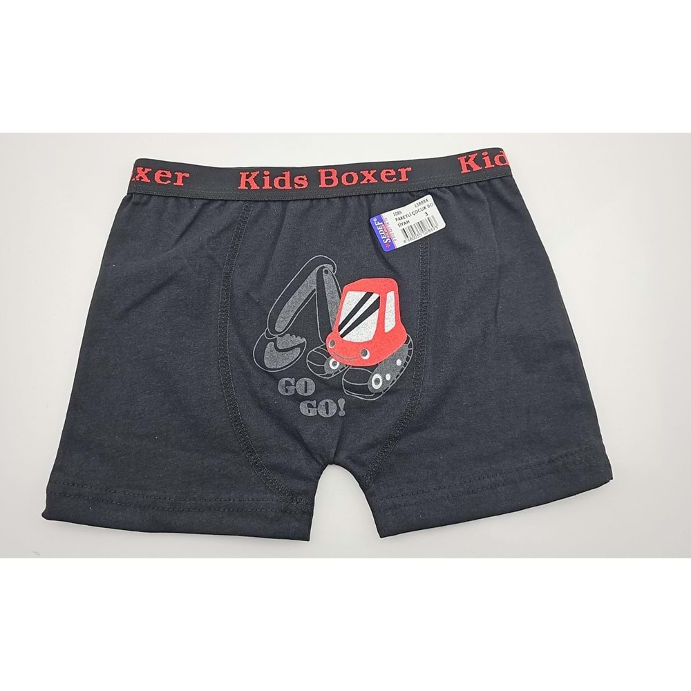 1089 Sedef Çocuk Likralı Boxer