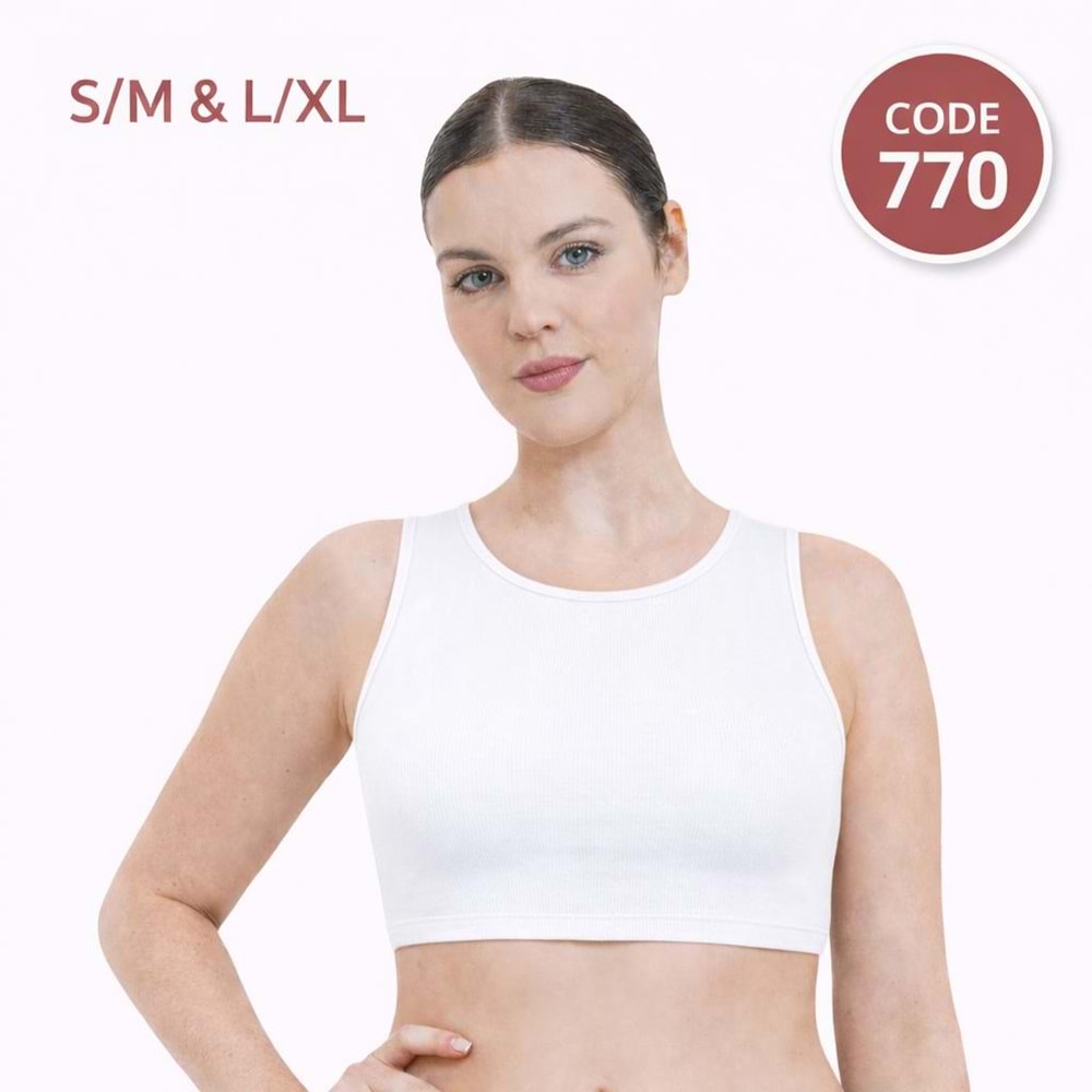 Liza Kalın Askılı Pedli Crop 770 6*