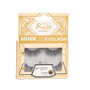 ROSE MNK 3D TAKMA KİRPİK 12*