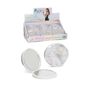 ROSE KATLANABİLİR CEP AYNASI 12*AY-27
