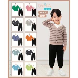 Damla Bebe 06-24 Ay Çizgili Takım 25929