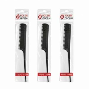 Amorfia Plastik Krepe Tarağı 24*