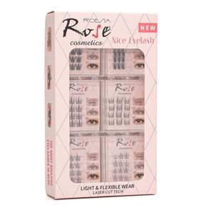 Rose Tek Tek Takma Kirpik Seti r1104-3 12*