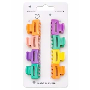 8li Renkli Mini Mandal Toka 82-64-01 12*