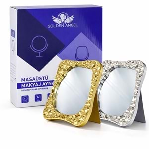 Golden Angel Metalize Ayaklı Makyaj Aynası Ayn196