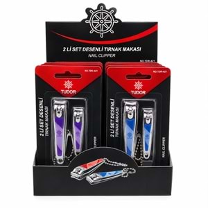 Tudor İkili Desenli Tırnak Makası TDR-421 12*