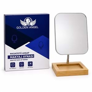 Golden Angel Bambu Standlı Makyaj Aynası AYN-214