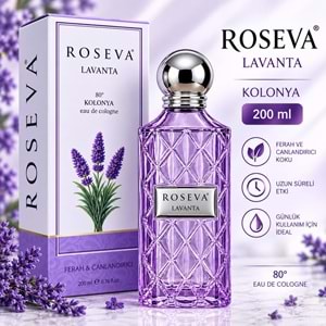 Roseva Kolonya Lavanta 200ml