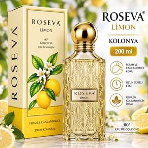 Roseva Kolonya Limon 200ml