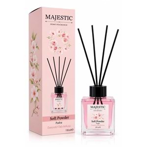 Majestic Bambu Çubuklu Oda Kokusu Soft Powder 110 Ml Kare
