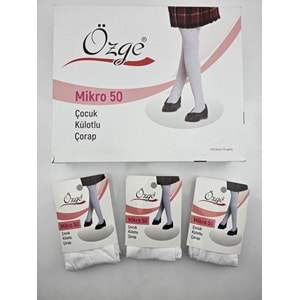 Özge Mikro 50 Çocuk Külotlu Çorap 1-3 Yaş