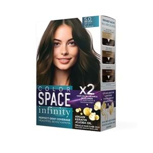 Color Space Saç Boyası 5.0 Açık Kahve