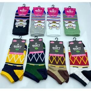 Soft Ladies Lüx Patik Çorap 12*
