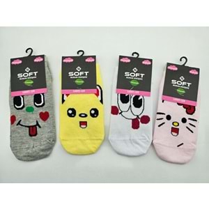 Soft Ladies Lüx Patik Çorap 12*