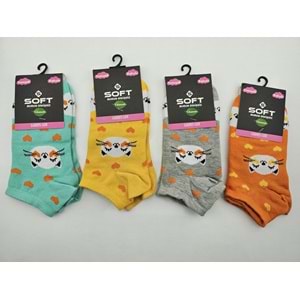 Soft Ladies Lüx Patik Çorap 12*