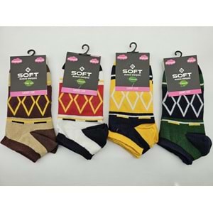 Soft Ladies Lüx Patik Çorap 12*