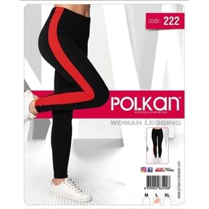 Polkan 222 Yanı Şeritli Uzun Tayt Karma Beden