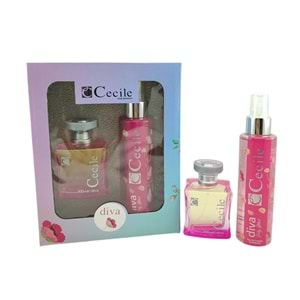 Cecile Parfüm Seti+Body Mist Diva