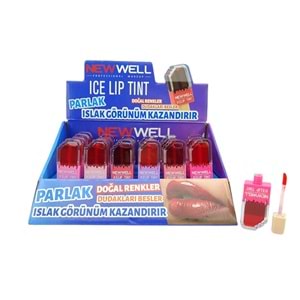 New Well Ice Lip Tint Doğal Renkler 24*