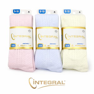 İntegral Jakarlı Çocuk Külotlu Çorap 9-10 Yaş
