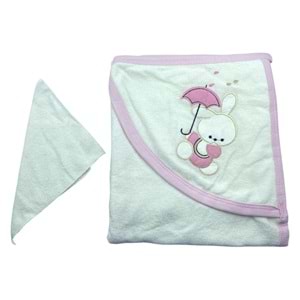 Bebaylin Şemsiye Havlu Pembe