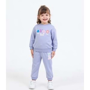Comix Buddies Kız Takım 6-24 ay Lila 25K-001