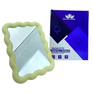 Golden Angel Opak Ayaklı Makyaj Aynası Kare AYN204