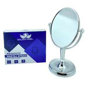 Golden Angel Metalize Çift Taraf Makyaj Aynası AYN193