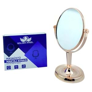 Golden Angel Metalize Çift Taraf Makyaj Aynası AYN193