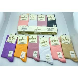 Soft Penye Bayan Dikişsiz Soket 12*