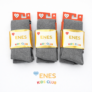 Enes Çocuk Sade Gri Külotlu Çorap 0-1 Yaş