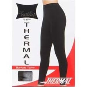 Tutku Bayan Termal Tayt Gri L