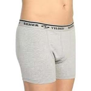 Seher Erkek Boxer Gri M 6*