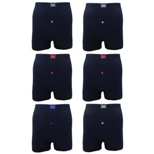 Tutku Erkek Penye Düz Boxer Lacivert XXL 10*