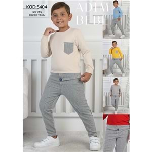 Adım Bebe 3-6 Yaş Erkek takım 5404