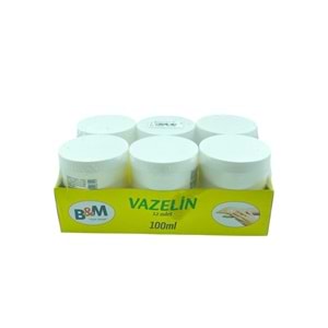 B&M Vazelin Beyaz 100 Ml 12*