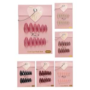 Rose Desenli Takma Tırnak Rt22 12*