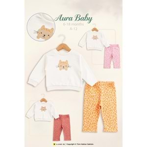 Aura Baby Cat Kız Takım 6-18 Ay A-12