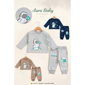 Aura Baby Astronot Erkek Takım 6-18 A-11