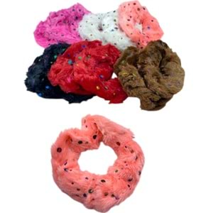 Puanlı Yumaşak Tüylü Lastik Toka CD32-D 12*