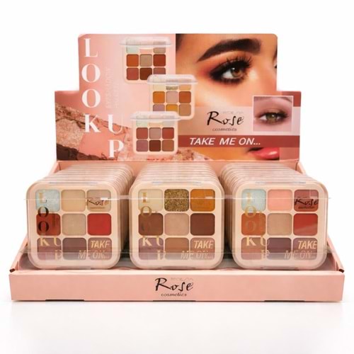 ROSE LOOK KUP 9LU GÖZ FARI 24*