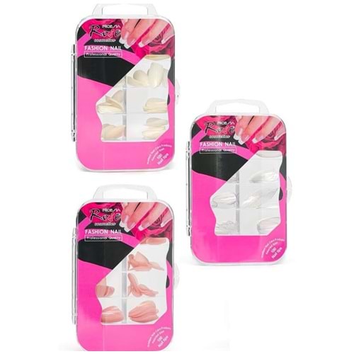 ROSE YENİ 100LÜ TAKMA TIRNAK 12*