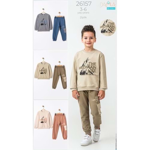 Damla Bebe 3-6 yaş erkek Takım 26157