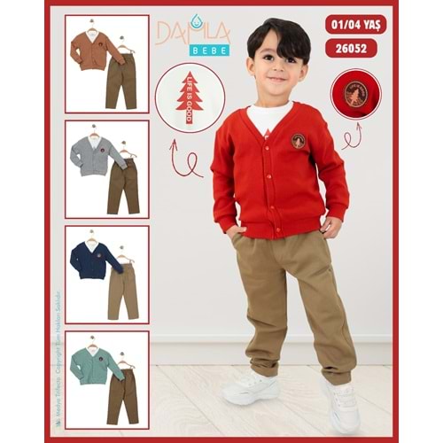 Damla Bebe 1-4 Yaş Life İs Good Erkek Takım 26052