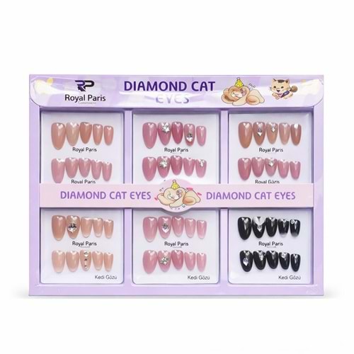 Royal Paris Yan Taşlı Protez Tırnak rc-470 12*