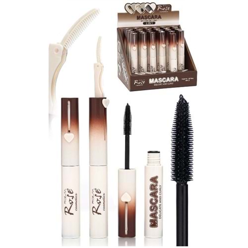 Rose 2IN1 Curl Maskara rf7022 24*
